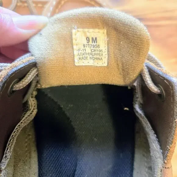 Sperry Top Sider Women's Casual Tan Boat Shoes Lace Up Leather Slip On Size 9M - Picture 10 of 10